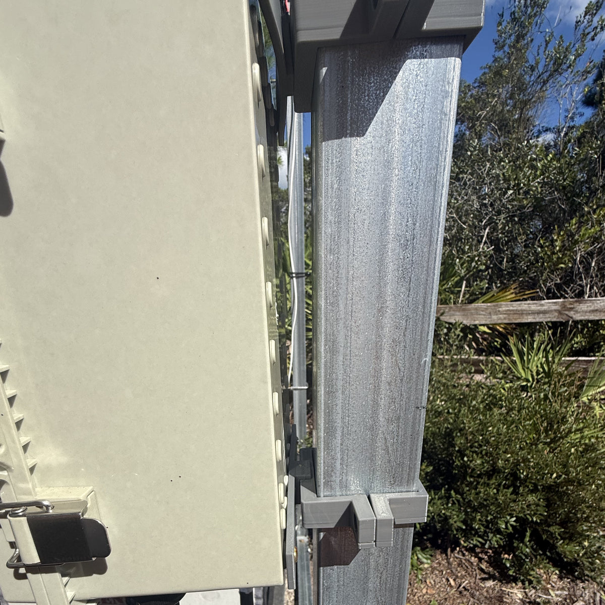 140mm Enclosure Mount Adapter – For 2.5" Carport Clamping System